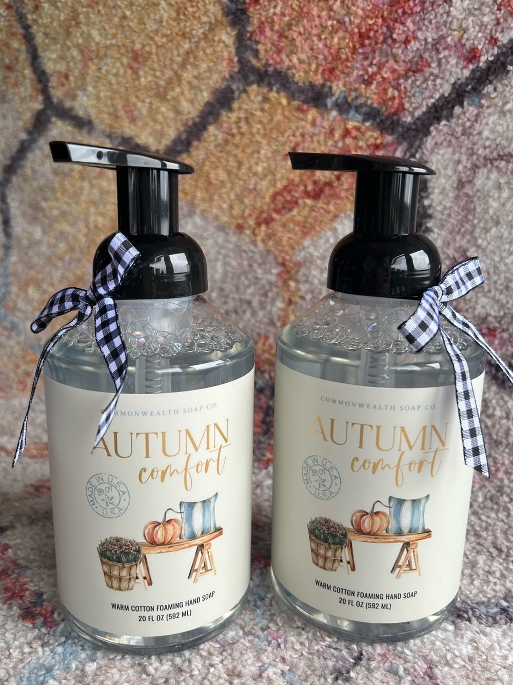 2x Autumn Comfort Foaming Hand Soap - Commonwealth Soap Co